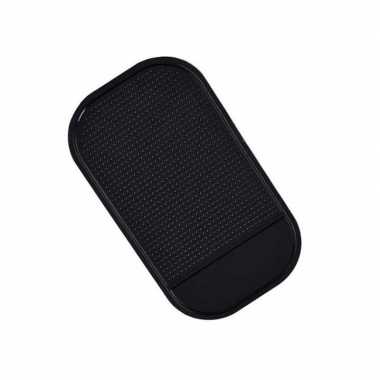 Anti-slip pad voor smartphone zwart voor in auto 14 cm